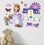 4 вид Принцеса София Първа Sofia the First стикер лепенка за стена мебел детска стая