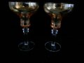  кристални  чаши цветно стъкло , снимка 6