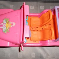 Розово - оранжев джип неон Barbie Mattel 2008 г , снимка 2 - Кукли - 23111282