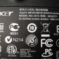 Acer Aspire – 4810 TG, снимка 5 - Лаптопи за игри - 24962589