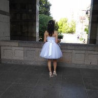 Промоция Булченска/сватбена рокля, снимка 2 - Сватбени рокли - 16586759