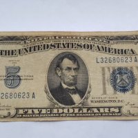 RARE $ 5 DOLLARS 1934-B  Low Issue, снимка 2 - Нумизматика и бонистика - 19845364