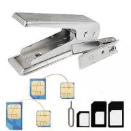 Машинка за рязане на нано сим, резачка за нано сим карти, Nano Sim Card Cut Cutter For iphone 5, снимка 4 - Калъфи, кейсове - 7163309