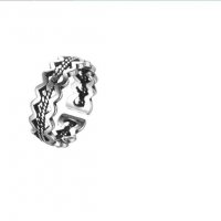 Сребърен пръстен Ивици, снимка 3 - Пръстени - 19831720