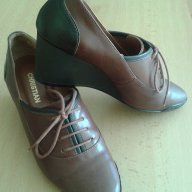Елегантни обувки в кафяво, снимка 8 - Дамски обувки на ток - 15632528