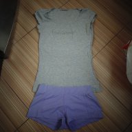 Комплект тениска Теранова и къси панталонки, снимка 1 - Спортни екипи - 14004586