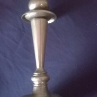 стар метален свещник, снимка 3 - Антикварни и старинни предмети - 20295048