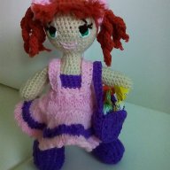 Кукла плетена играчка кукла Анита, снимка 5 - Кукли - 14736125