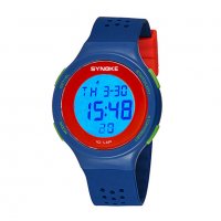 Нов дамски спортен часовник много функции синьо червено зелено Synoke, снимка 2 - Дамски - 23410425