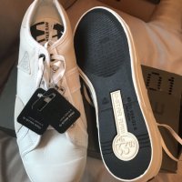 нови бели кожени обувки G-Star Campus Bantam Leather оригинал, снимка 5 - Маратонки - 21757613