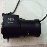 Вариообектив "EVETAR-CCTV LEN" от камера за наблюд. работещ, снимка 6 - Камери - 18454867
