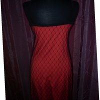 Дамска рокля Magic Stiyle в червено и черно , снимка 9 - Рокли - 19136737