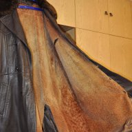 Кожено зимно палто - естествена кожа - българско производство гр. Лове, снимка 8 - Якета - 17072983