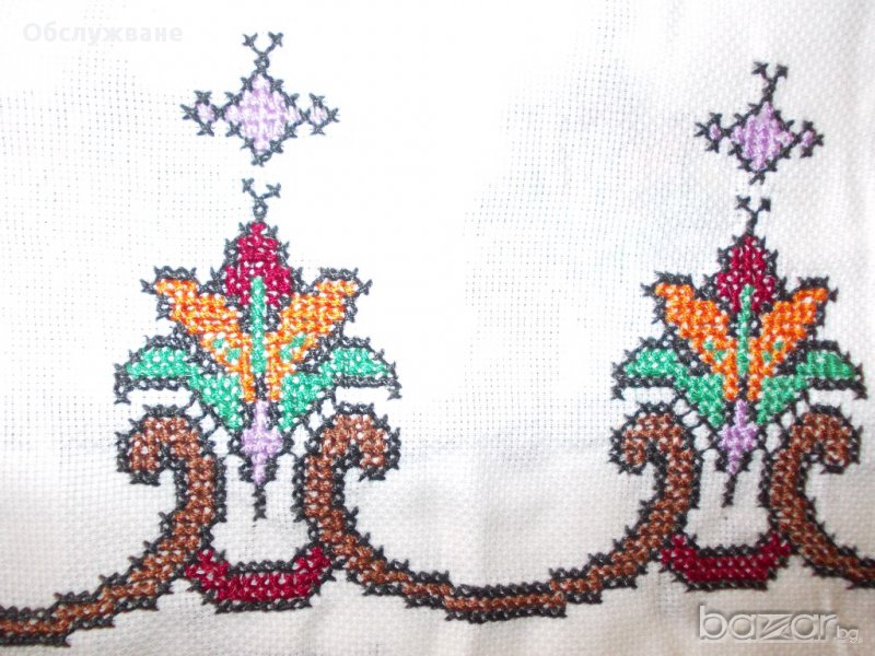 Бродиран чаршаф - нов  💘, снимка 1