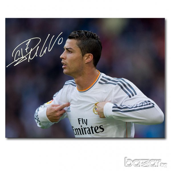 Картини-пано с Подписа на Ronaldo / Роналдо. Поръчай модел с любимата си снимка!, снимка 1