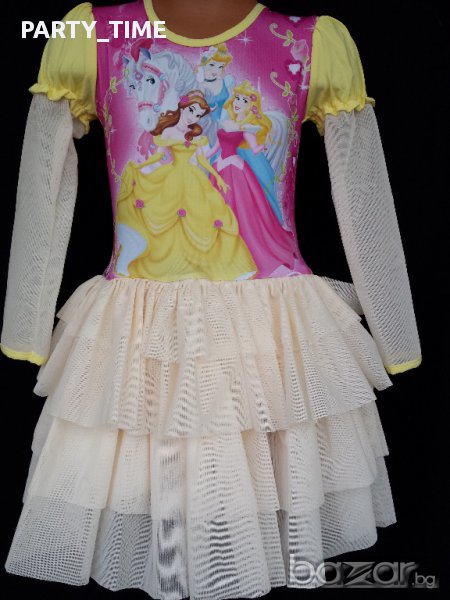 Налична невероятна рокля на  принцесите Бел,Аврора и Пепеляшка, снимка 1