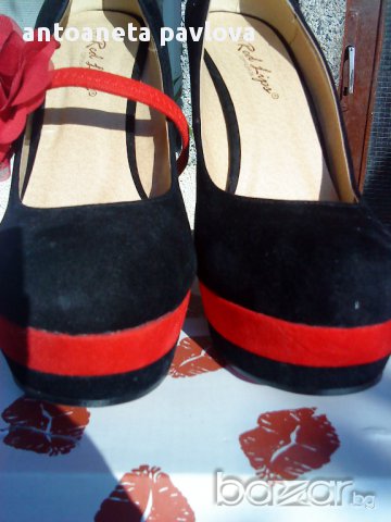 обувки в два цвята  , снимка 2 - Дамски обувки на ток - 11528191