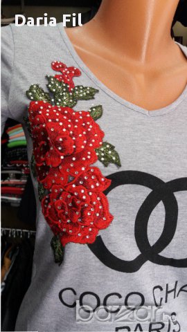 ПРОМО!! Уникално красива тениска , снимка 2 - Тениски - 17823637