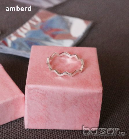 Сребърен пръстен - модел R053, снимка 3 - Пръстени - 17548481