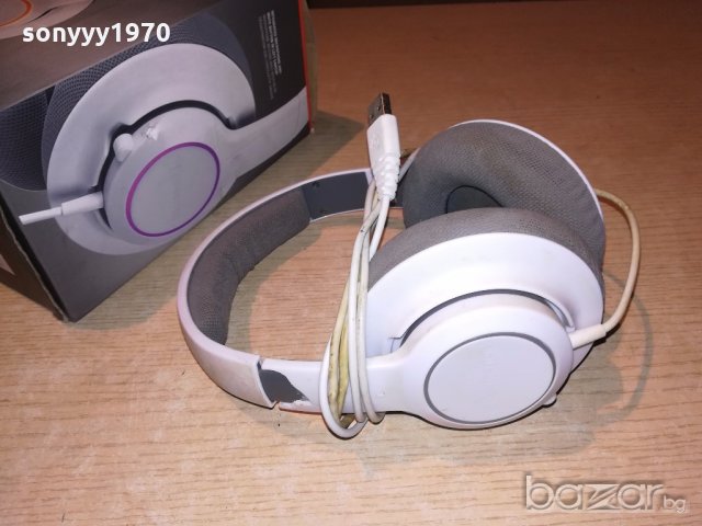 steelseries siberia usb-геимърски с кутия-внос англия, снимка 2 - Слушалки и портативни колонки - 20075014