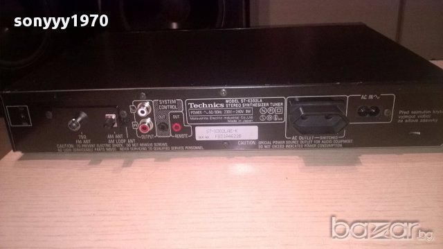 technics st-x302la-stereo tuner-made in japan-внос швеицария, снимка 15 - Ресийвъри, усилватели, смесителни пултове - 16193112