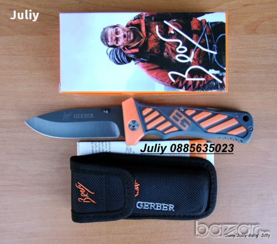 Сгъваем нож Gerber - BG Compact, снимка 4 - Ножове - 13074185