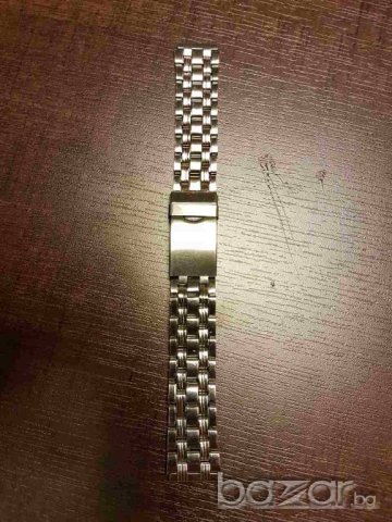 верижка за часовникникел и златно 20мм, снимка 4 - Мъжки - 20275992