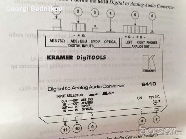 kramer 6420 analog to digital audio converter, снимка 4 - Други - 12624058