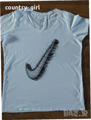 Nike - страхотна дамска тениска 100% оригинал отлично състояние , снимка 2 - Тениски - 25424470