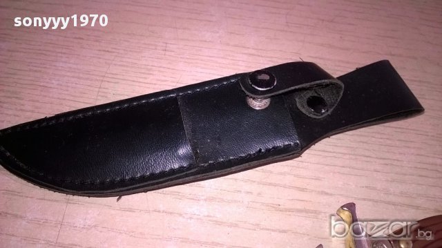 немски ножове в кания 17см с канията-внос швеицария, снимка 10 - Антикварни и старинни предмети - 18040006