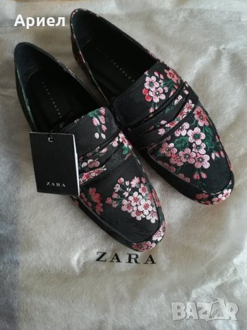 Дамски мокасини/лоуфъри ZARA, снимка 4 - Дамски ежедневни обувки - 22090228