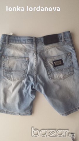 Дънкови къси панталони, размер 26-27, снимка 3 - Дънки - 18696401