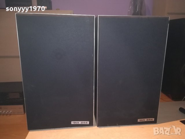 dux j244-2x100w/8ohm-55х33х25см-внос швеицария, снимка 2 - Тонколони - 21645135