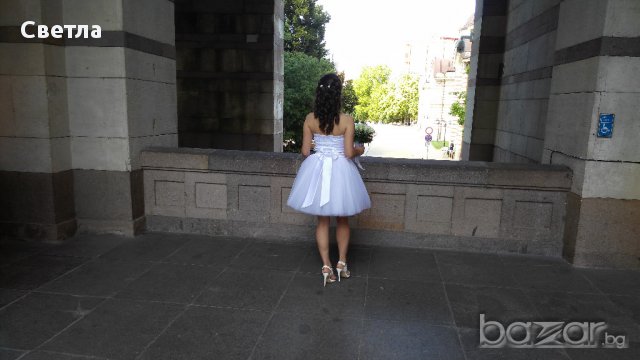 Промоция Булченска/сватбена рокля, снимка 2 - Сватбени рокли - 16586759