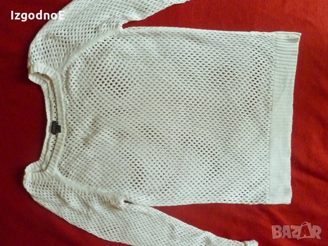 Пуловер на едри дупки / туника / блуза тип мрежа, снимка 4 - Блузи с дълъг ръкав и пуловери - 25605242