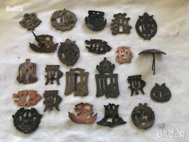 лот царски вензели и кокарди , снимка 4 - Нумизматика и бонистика - 25865321