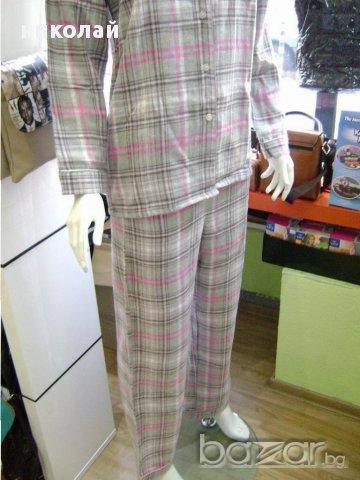 памучна пижама с копчета, снимка 4 - Нощници - 13382811