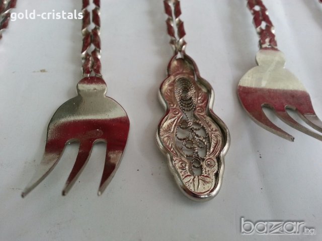  вилици и лъжици филигран, снимка 3 - Антикварни и старинни предмети - 19994504