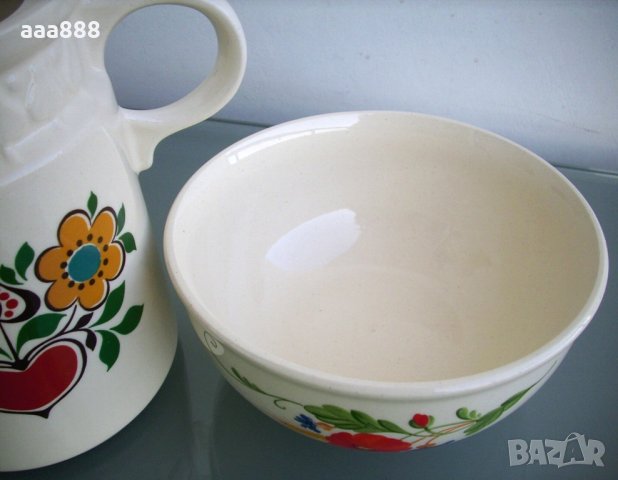 Керамика Heike ГДР кана и купа, снимка 8 - Сервизи - 23651828
