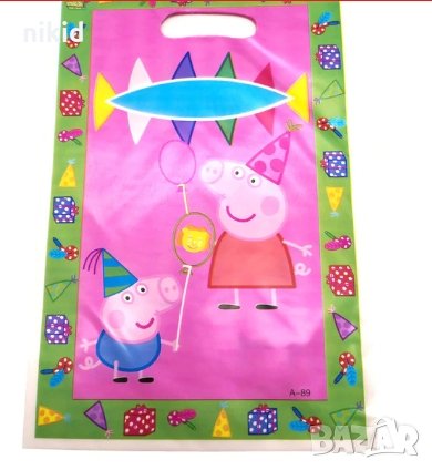 Пепа Пиг Джордж peppa pig 10 бр торбички за сладки подарък рожден ден парти, снимка 3 - Други - 24316844
