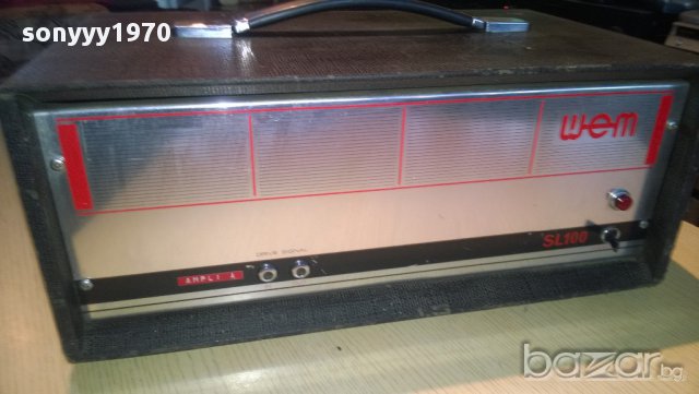 wem sl 100 amplifier-watkins electronic music ltd london england, снимка 12 - Ресийвъри, усилватели, смесителни пултове - 9352791
