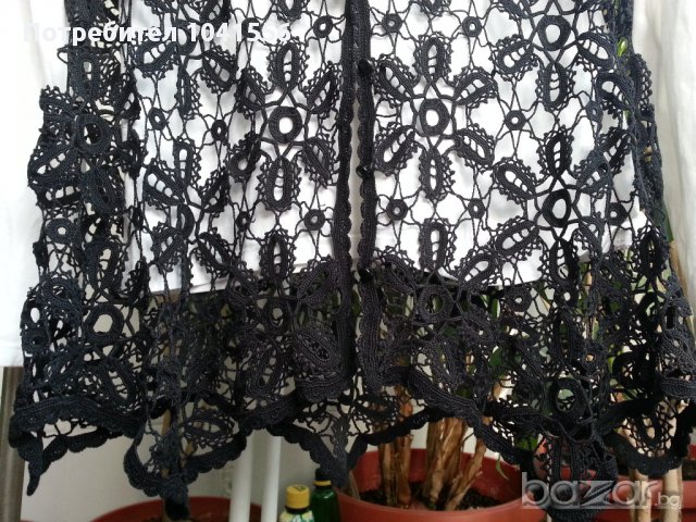  плетен елек блуза туника ръчна изработка  , снимка 8 - Жилетки - 11035770