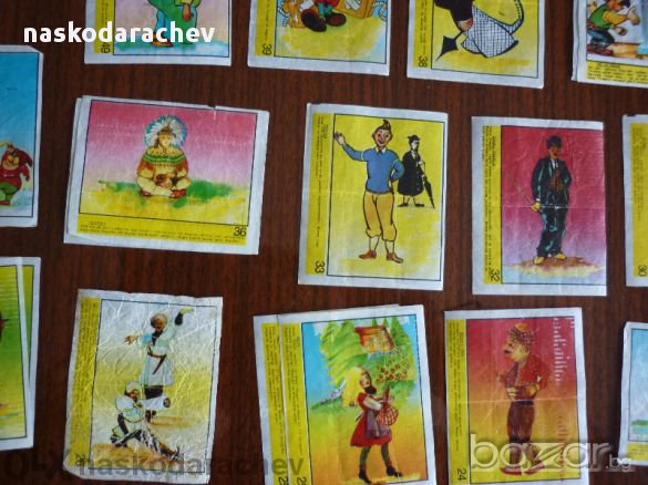 Картинки от дъвки различни видове, карти, банкноти, етикети, снимка 14 - Други ценни предмети - 11855152