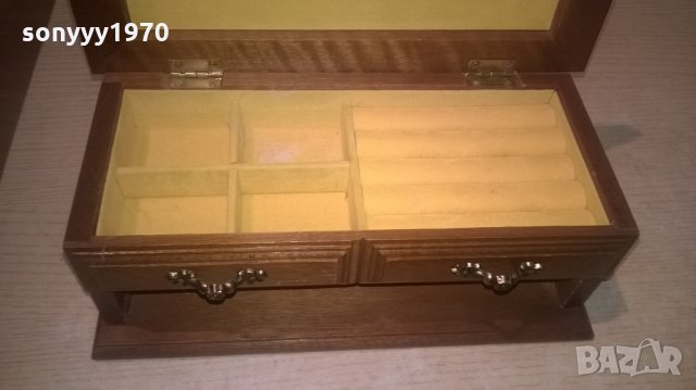 ПОРЪЧАНА-кутия за бижута-27х12х10см-внос швеицария, снимка 14 - Антикварни и старинни предмети - 25982983