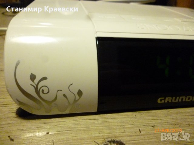 Grundig KSC 30 White - radio clock alarm финал, снимка 2 - Други - 25203815