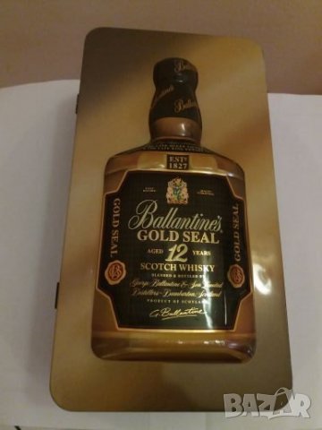 Кутия от уиски Ballantines. , снимка 2 - Колекции - 23568358
