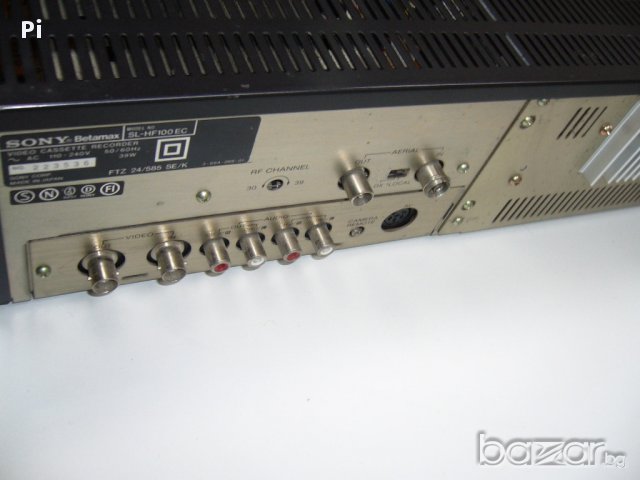 Betamax HiFi stereo видеомагнетофон Sony SL-HF100, снимка 4 - Плейъри, домашно кино, прожектори - 14233378