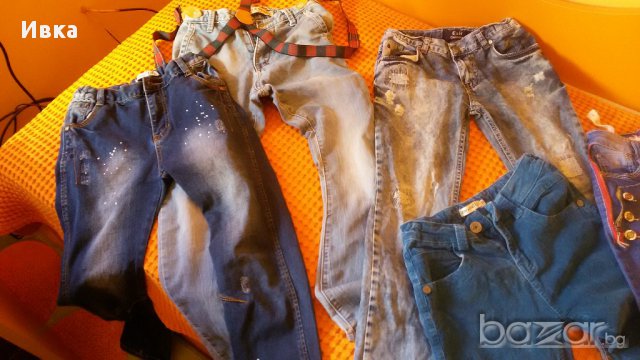 много дънки и 1 джинси , снимка 2 - Детски панталони и дънки - 17849499