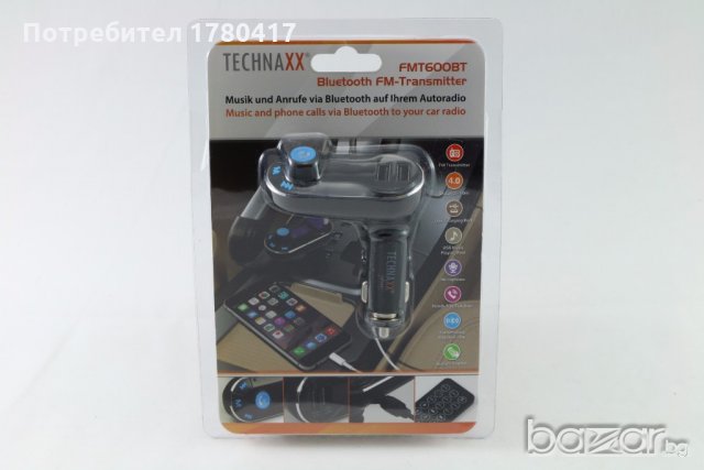 Bluetooth FM трансмитер 12 - 24 V, нов, немски Technaxx, внос от Германия, снимка 4 - Аксесоари и консумативи - 20189193