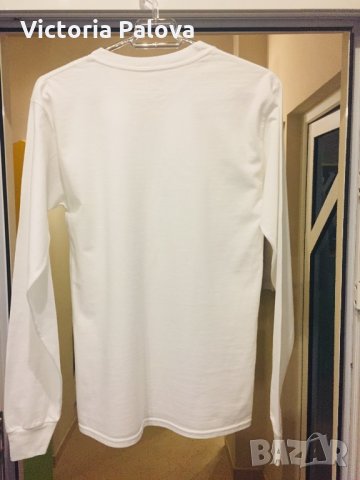 Памучна безшевна блуза HANES, снимка 3 - Блузи - 24118706